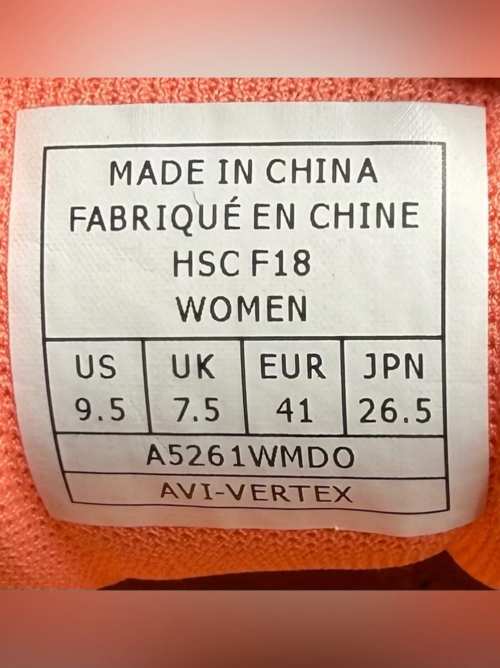 Avia Women’s Avi-Vertex Running Shoes – Blue/Peacoat/Fusion Coral – Size 9.5